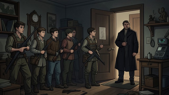 The Young Rebels’ Defeat from "Los pacientes del doctor García". A Revolt Abandoned Students prepare to act Young antifascists plan an armed intervention, believing the United Nations will support them.