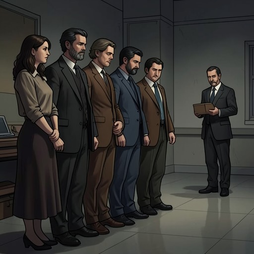The Search for Meaning After Klooga from "Los pacientes del doctor García". This flow traces the different ways survivors and perpetrators interpret atrocity, from refusal and remorse to denial and political concealment.