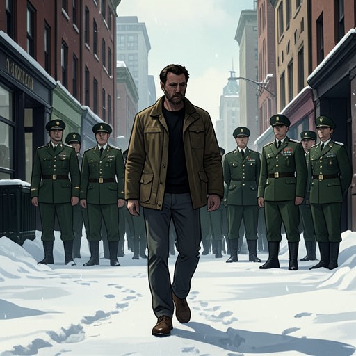 The False Adrián’s Escape and Reinvention from "Los pacientes del doctor García". This flow follows the real Adrián as he survives the end of the war by stealing Alfonso Navarro’s identity and later seeking shelter through Stauffer’s network.