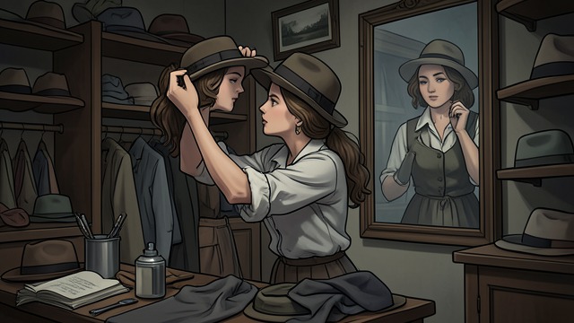 女性知识的用途,《犯罪团伙》中的场景。熟悉家居生活 将家庭经验作为证据 塔彭丝了解帽店的运作方式、女性可能有的举止,以及家务日常如何创造可乘之机。这些细节让她得以看出正式问询所遗漏的线索。 没有头衔的专长 她的知识并未被描绘成一项资历,而是源于亲身经历。侦探社接手的案件一再证明,这些经验至关重要。