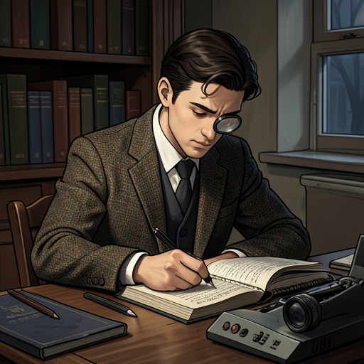 Tommy's Education in Detection from "Partners in Crime". This flow tracks Tommy's effort to imitate celebrated detectives and his gradual discovery that disciplined observation matters more than borrowed mannerisms.