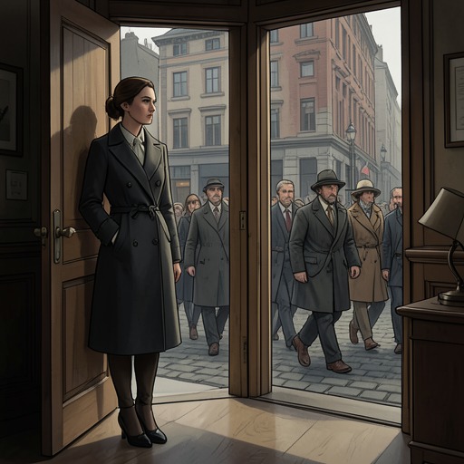 Tuppence's Rise as an Investigator from "Partners in Crime". This flow follows Tuppence's movement from eager amateur to decisive investigator whose social perception and practical knowledge repeatedly change outcomes.