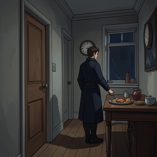 The Investigation of the Pink Pearl from "Partners in Crime". This flow traces a theft that first appears to implicate guests and servants before Tommy identifies a professional thief using a concealing trick.