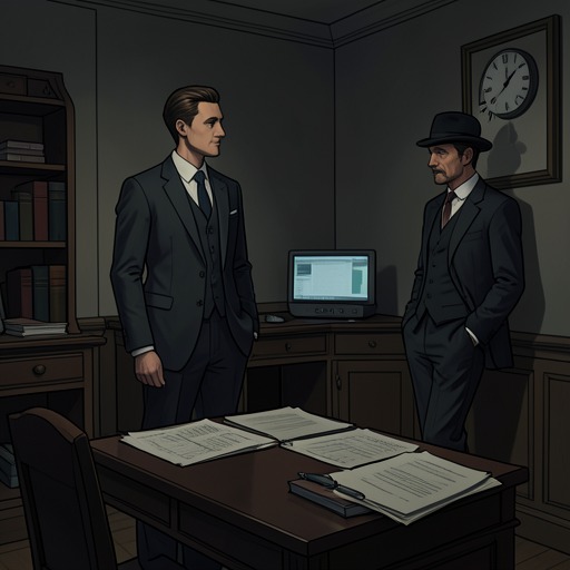 The Beresfords Become Detectives from "Partners in Crime". This flow traces how a restless married couple turn a borrowed detective agency into the stage for their joint talents and covert work.