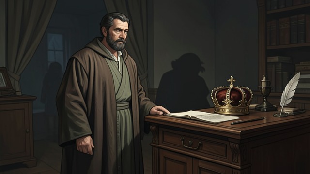 Lomeli Imagines John from "Conclave". Lomeli Imagines John A hidden name While reading the election rules, Lomeli admits he has long imagined taking the name John.
