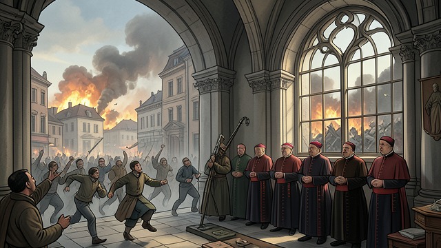 A Coordinated Attack from "Conclave". A Coordinated Attack Multiple targets Bombings and shootings strike near the Vatican, at San Marco Evangelista, the Catholic University of Louvain, and the…