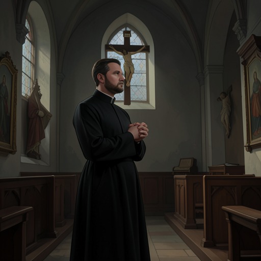 Lomeli’s Crisis of Prayer from "Conclave". Lomeli’s loss of spiritual quiet deepens under pressure, then briefly gives way to a more honest and active understanding of faith.