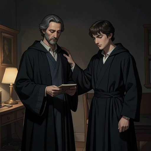 Lomeli and O’Malley’s Secret Work from "Conclave". The dean relies on O’Malley to pursue discreet inquiries, while their practical cooperation reveals how fragile secrecy becomes under pressure.