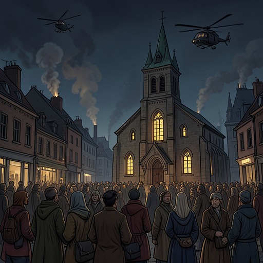 The Church Under Attack from "Conclave". The story’s escalating external crisis transforms the election from a secluded contest into a public test of leadership and faith.