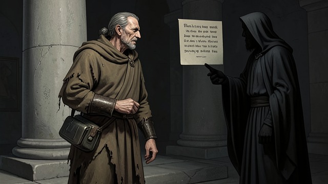 Balin’s Refusal to Turn Back from "Le Morte d'Arthur". Fate and Responsibility A prophecy is rejected Balin hears Merlin foretell the Dolorous Stroke but says he would rather die than make the prophecy a lie.