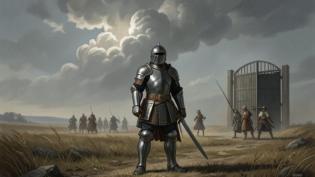 Lionel’s Attack from "Le Morte d'Arthur". Brotherhood at Breaking Point A brother returns Sir Bors eventually meets Sir Lionel alive, but Lionel believes Bors abandoned him.