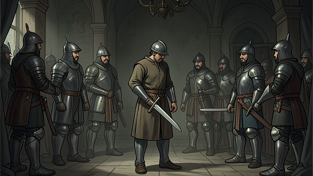 An Oath of Mercy from "Le Morte d'Arthur". Honor Requires Restraint The king’s rule Arthur charges his knights to avoid murder and treason, and to grant mercy to those who ask.