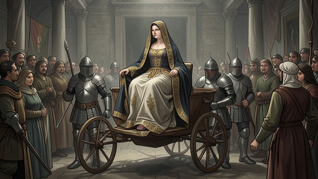 The Maying Abduction from "Le Morte d'Arthur". Meliagrance Takes the Queen A royal party is trapped Meliagrance attacks Guenever and her knights in the woods, then carries the queen away.