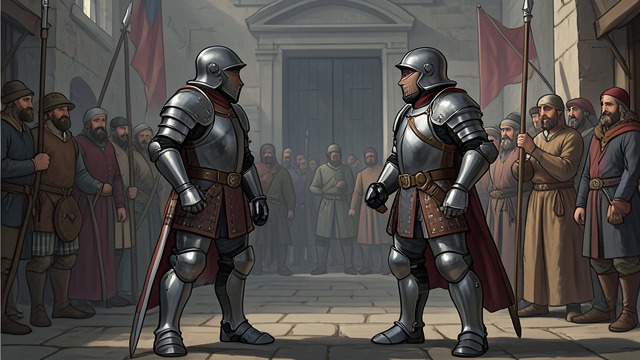 A Knight Must Choose His Quarrel from "Le Morte d'Arthur". The Cause Matters Not every challenge is righteous Knights are repeatedly tempted to fight for pride, love, or vengeance.