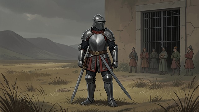 The Choice on the Quest from "Le Morte d'Arthur". A Conflict of Loyalties A brother in danger Sir Bors finds Sir Lionel captured and beaten, while a damsel faces dishonor.