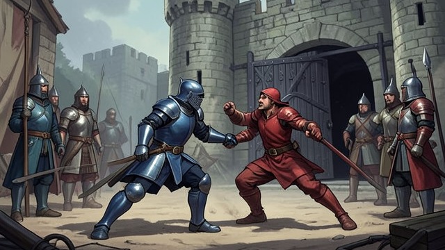 Turquine’s Prisoners Are Freed from "Le Morte d'Arthur". A Captive Knight Returns Launcelot finds Turquine After leaving the enchanted castle, Launcelot follows a damsel to Turquine and defeats him in combat.