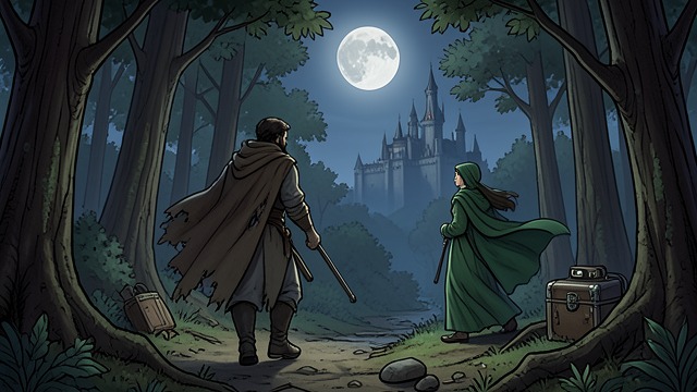 The Mad Knight Is Recognized from "Le Morte d'Arthur". A Lost Man Is Found Elaine discovers him After Guenever rebukes Launcelot, he becomes mad and wanders.