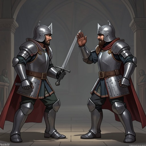 The Final Fracture Between Arthur and Launcelot from "Le Morte d'Arthur". This flow traces how accusation, rescue, and vengeance transform Arthur and Launcelot from allies into opponents.