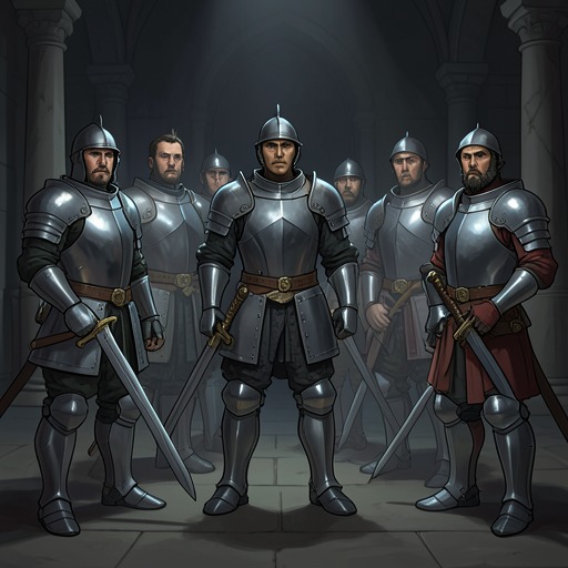 The Round Table’s Moral Code from "Le Morte d'Arthur". This flow traces the ideals Arthur’s knights inherit and the repeated contradictions between their vows and their actions.