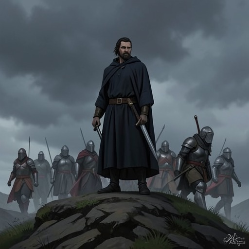 The Wrongful King’s Fall from "Le Morte d'Arthur". This flow traces King Mark’s rise through Cornwall, his repeated acts of treachery, and the legacy of violence he leaves behind.