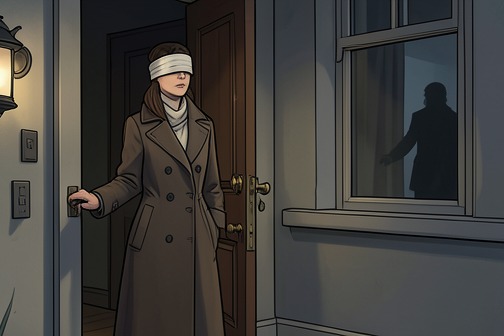 Malorie Reaches Riverbridge from "Bird Box". Driving slowly with her eyes repeatedly closed, Malorie reaches 273 Shillingham Lane and knocks on the door.