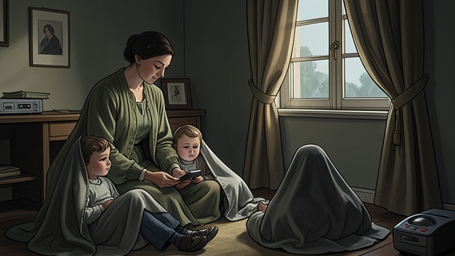 Four Years Indoors from "Bird Box". Four Years Indoors A Protected Routine Malorie keeps the windows covered and the children beneath protective wire and cloth.