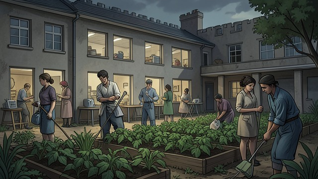 The Final Provision from "Bird Box". The Final Provision A New Community Tucker grows food, purifies water, and maintains medical care inside a fortified school.
