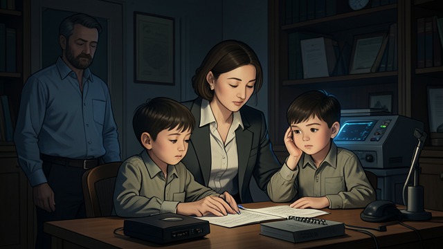 The Children’s Training from "Bird Box". The Children’s Training Hearing Replaces Sight Malorie teaches Boy and Girl to identify sounds precisely.