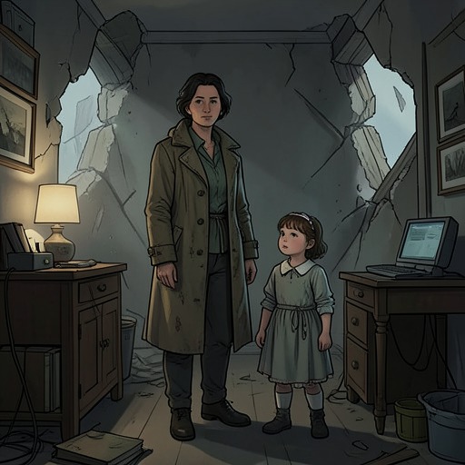 Olympia’s Brief Hope from "Bird Box". This flow traces Olympia’s arrival, companionship with Malorie, and tragic loss during the refuge’s collapse.