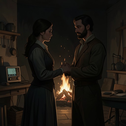 Malorie and Tom’s Bond from "Bird Box". This flow traces the trust and affection that develop between Malorie and Tom through shared grief and collective danger.