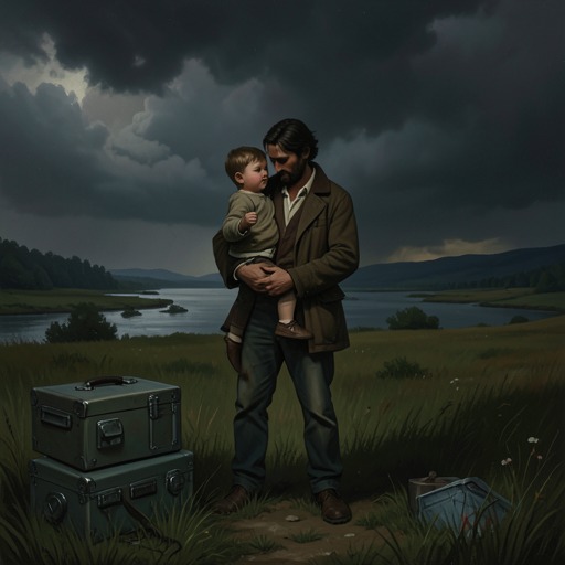 Tom’s Bereavement and Purpose from "Bird Box". This flow traces how Tom’s grief over Robin shapes his care for others and his repeated willingness to take risks.