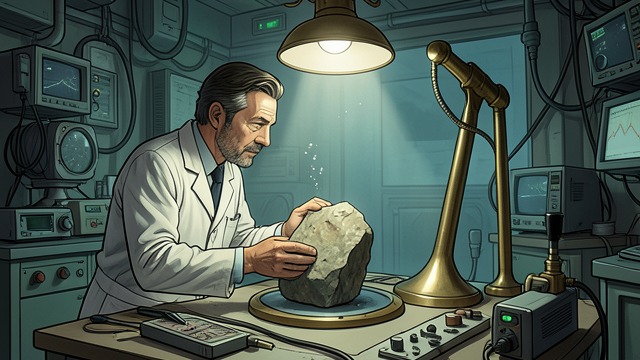 Evidence in the Hydrolab from "Deception Point". Evidence in the Hydrolab The rock is retested Xavia examines the sample and identifies a match between the fossil and a deep-sea isopod.