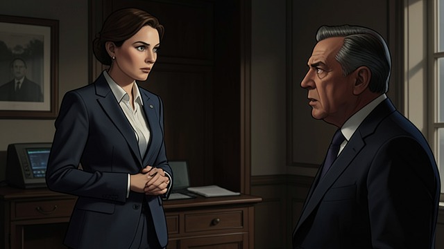 The Strategist Behind the President from "Deception Point". The Strategist Behind the President A political operator Marjorie Tench is a powerful adviser whose strategic skill helps Zachary Herney win office.