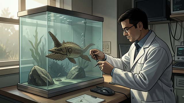 A Marine Fossil Match from "Deception Point". A Marine Fossil Match An Earthly analogue Tolland searches the Goya’s marine database and finds a living deep-sea isopod that closely resembles the fossil.