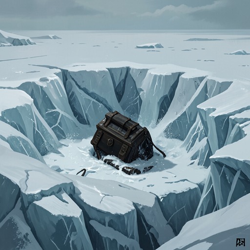 The Arctic Evidence Trail from "Deception Point". This flow follows the successive clues that connect the discovery of the rock to its artificial insertion beneath the ice.