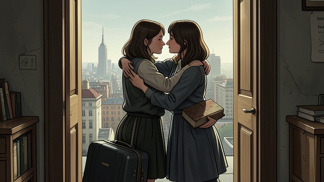A Sister’s Birthday Gesture from "Cinder & Ella". Shared Plans Reaching across grief Juliette offers to travel with Ella to Boston and visit the people and places Ella has lost.