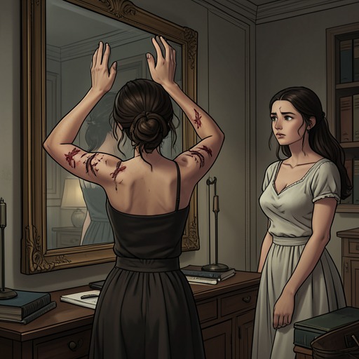 The Meaning of Scars from "Cinder & Ella". This thread follows the shift from Ella’s belief that scars make her unlovable to a more complicated acceptance grounded in agency and survival.