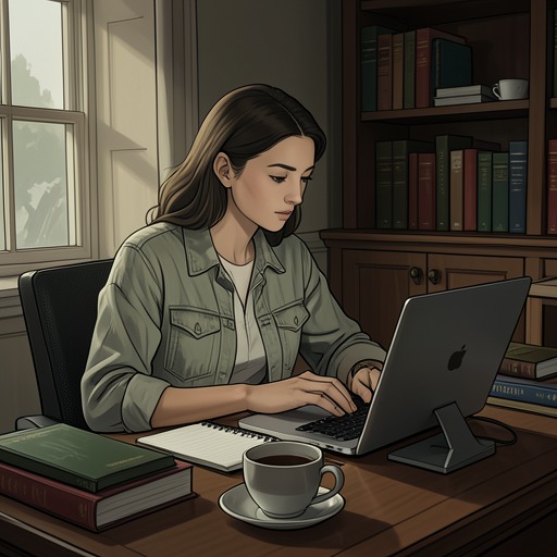 Ella’s Blog and Community from "Cinder & Ella". This thread follows Ella’s writing from a cherished personal project through traumatic interruption, a hesitant return, and sudden unwanted attention.