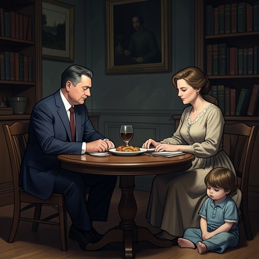 The Family Bond Fractured by Loss from "The Monkey's Paw". This thread traces how Herbert’s death changes the family’s shared routines, leaving each parent to express love through a different response to grief.