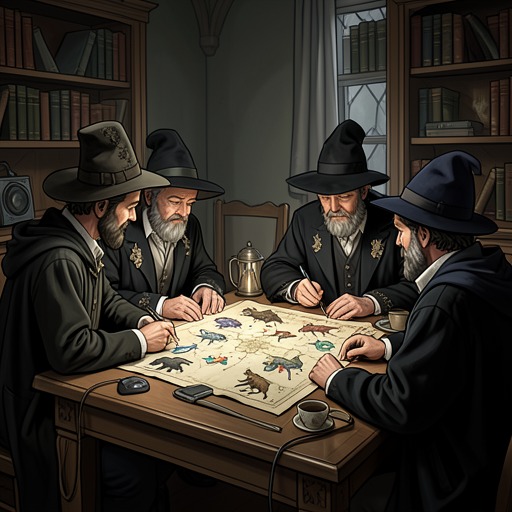 The Dragon’s Place in a Managed World from "Fantastic Beasts and Where to Find Them". This flow follows the effort to understand, classify, protect, and contain the most famous and difficult magical beasts.