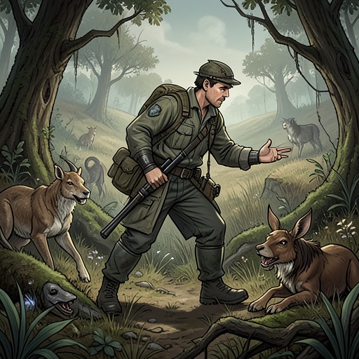 Creature Encounters and Human Safety from "Fantastic Beasts and Where to Find Them". This flow traces the changing balance between human contact and creature danger, from close approaches to emergency remedies and cautionary guidance.