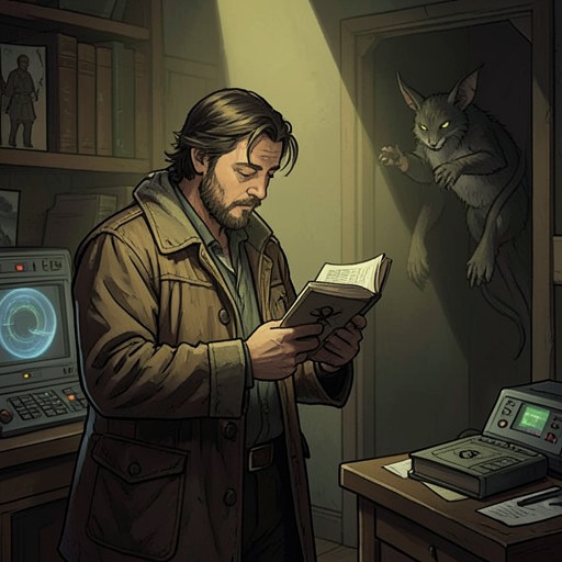 Muggle Misreadings from "Fantastic Beasts and Where to Find Them". This flow traces how incomplete encounters with magical creatures produce mistaken explanations, fear, and increasingly elaborate concealment.