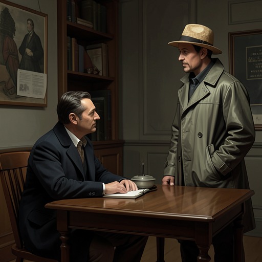Speech as a Trap from "The A.B.C. Murders". This thread traces Poirot’s belief that conversation exposes hidden motives, from informal witness interviews to the decisive encounter with Cust and Clarke.