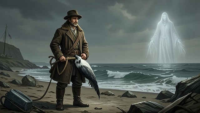 From Accusation to Warning from "The Rime of the Ancient Mariner". From Accusation to Warning Isolation Reframes Blame With the crew dead, the Ancient Mariner can no longer argue with fellow sailors or share responsibility.
