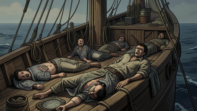 The Bodies Remain from "The Rime of the Ancient Mariner". The Bodies Remain Death Without Decay The sailors’ bodies lie on deck, yet they do not rot or lose the expressions with which they looked at the Mariner.