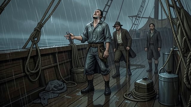Rain Replenishes the Mariner from "The Rime of the Ancient Mariner". Rain Replenishes the Mariner Water Returns The Ancient Mariner wakes to rain, with wet lips, a cold throat, and damp clothes.