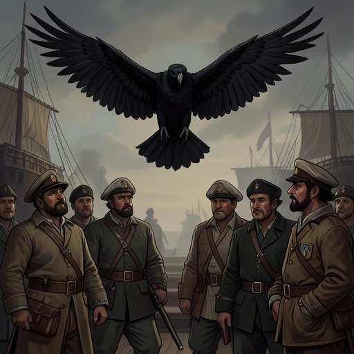 The Albatross as Moral Measure from "The Rime of the Ancient Mariner". This flow explores how the Albatross changes from welcomed companion into a test of judgment, a burden of guilt, and a lasting moral emblem.