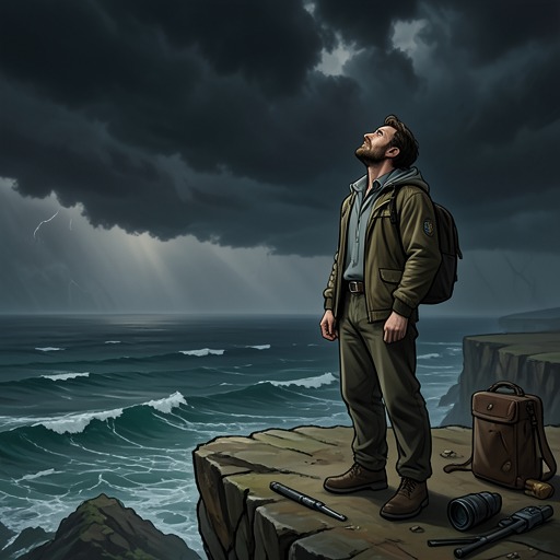 The Mariner’s Spiritual Relationship from "The Rime of the Ancient Mariner". This flow charts the Ancient Mariner’s spiritual distance from God and his partial return to prayer through love for living creatures.