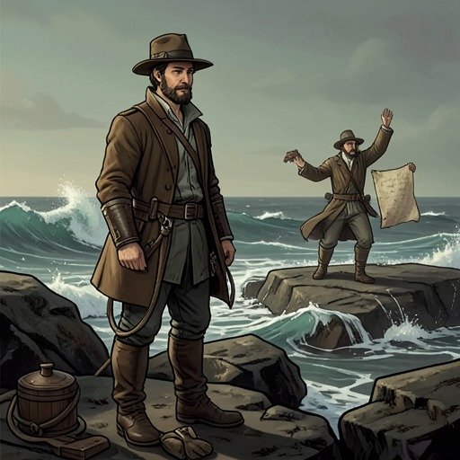 The Mariner’s Return to Human Community from "The Rime of the Ancient Mariner". This flow traces the Ancient Mariner’s movement from isolation toward limited reconnection through rescue, confession, and the listener’s response.