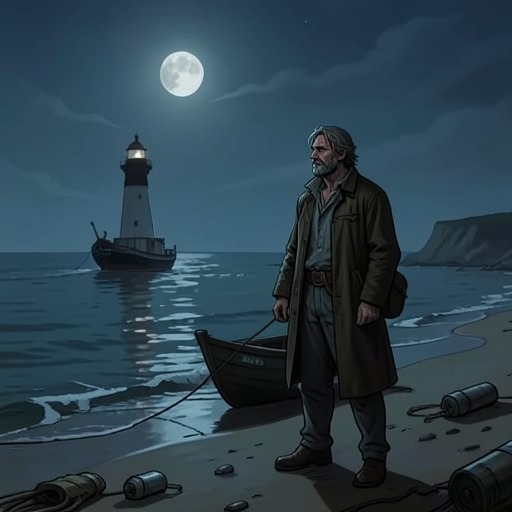 Rescue at the Harbor from "The Rime of the Ancient Mariner". This flow follows the apparent homecoming from familiar landmarks to the Hermit’s boat, shipwreck, and the Mariner’s survival on land.